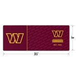 YouTheFan NFL Washington Commanders Logo Series Desk Pad SMU