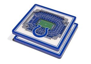 YouTheFan NFL Indianapolis Colts 3D StadiumView Coasters - Lucas Oil Stadium