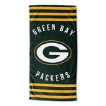 Northwest NFL Green Bay Packers Unisex-Adult Beach Towel, 30" x 60", Stripes