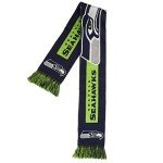 FOCO NFL Seattle Seahawks - 2016 Big Logo Scarf, One Size, Team Colors,Green