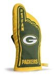 YouTheFan NFL Green Bay Packers #1 Oven Mitt, 13.25" x 6.5", Team Color