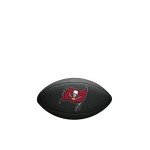 WILSON Sporting Goods NFL Tampa Bay Buccaneers Team Logo Football , Black, Mini Size