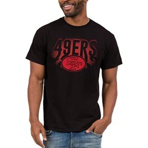 Junk Food Clothing x NFL - San Francisco 49ers - Team Spotlight - Unisex Adult Short Sleeve Fan T-Shirt for Men and Women - Size XX-Large