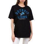 Junk Food Clothing x NFL - Detroit Lions - Classic Team Logo - Unisex Adult Short Sleeve Fan T-Shirt for Men and Women - Size X-Large