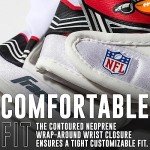 Franklin Sports Tampa Bay Buccaneers Youth NFL Football Receiver Gloves - Receiver Gloves for Kids - NFL Team Logos and Silicone Palm - Youth S/XS Pair