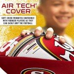 Franklin Sports NFL San Francisco 49ers Football - Youth Mini Football - 8.5" Junior Size Ball - SPACELACE Easy Grip Texture- Perfect for Kids