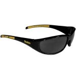 Siskiyou Sports Pittsburgh Steelers Wrap Sunglasses, Black