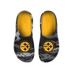 FOCO Pittsburgh Steelers NFL Mens Tonal Camo Clog - S