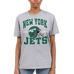 Junk Food Clothing x NFL - New York Jets - Team Helmet - Unisex Adult Short Sleeve Fan T-Shirt for Men and Women - Size X-Large