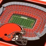YouTheFan NFL Cleveland Browns 3D StadiumView Coasters - FirstEnergy Stadium