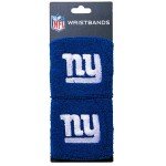 Franklin Sports unisex Wristbands Franklin Sports NFL New York Giants Embroidered Wristbands, Team Specific, OSFM US