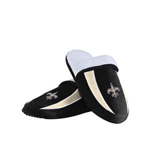 FOCO New Orleans Saints NFL Mens Sherpa Slide Slippers - M