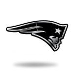 Rico Industries NFL New England Patriots Chrome Finished Auto Emblem 3D Sticker