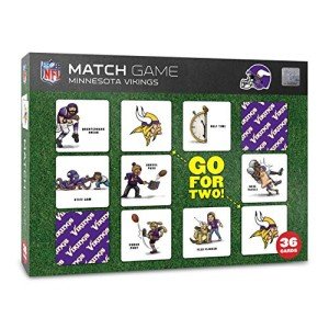 YouTheFan Memory Match YouTheFan NFL Memory Match Game, Team Colors, Medium US