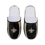 FOCO New Orleans Saints NFL Mens Sherpa Slide Slippers - M
