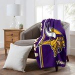 Northwest NFL Minnesota Vikings 50x60 Raschel Restructure DesignBlanket, Team Colors, One Size (1NFL070860023RET)
