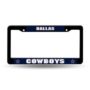 Rico Industries NFL Dallas Cowboys Plastic License Plate Frame, 6 x 12.25-"