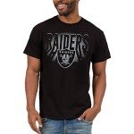 Junk Food Clothing x NFL - Las Vegas Raiders - Team Spotlight - Unisex Adult Short Sleeve Fan T-Shirt for Men and Women - Size Large