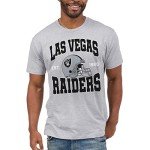 Junk Food Clothing x NFL - Las Vegas Raiders - Team Helmet - Unisex Adult Short Sleeve Fan T-Shirt for Men and Women - Size XX-Large