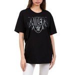 Junk Food Clothing x NFL - Las Vegas Raiders - Team Spotlight - Unisex Adult Short Sleeve Fan T-Shirt for Men and Women - Size Large