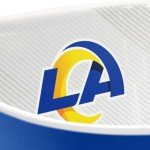 YouTheFan NFL Los Angeles Rams Large Party Bowl