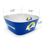 YouTheFan NFL Los Angeles Rams Large Party Bowl
