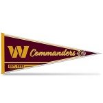 Rico Industries NFL Football Washington Commanders Classic 12" x 30" Felt Wall Décor Pennant - Great for Home/Bed Room/Man Cave Décor