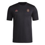 adidas Men's FC Short Sleeve Pre-Game T-Shirt, Black/Atlanta United, Large