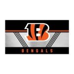Rico Industries NFL Football Cincinnati Bengals 20oz Stainless Steel Tumbler with Lid - Great For Coffee, Tea, Water or Cocktails