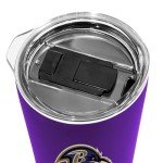 Rico Industries NFL Football Baltimore Ravens 18oz Soft Touch, Easy Grip Tumbler