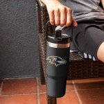 FOCO Baltimore Ravens NFL 30 oz Straw Tumbler