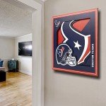YouTheFan NFL Houston Texans 3D Logo Series Wall Art - 12x12