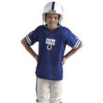 Franklin Sports Indianapolis Colts Kids Football Uniform Set - NFL Youth Football Costume for Boys & Girls - Set Includes Helmet, Jersey & Pants - Small