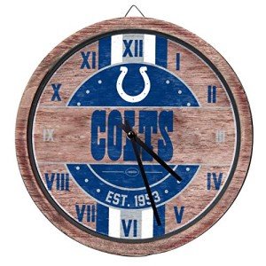 FOCO Indianapolis Colts NFL Barrel Wall Clock