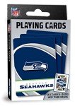 MasterPieces - NFL Playing Cards, Officially Licensed Seattle Seahawks Football Deck, Family Games for Adults and Kids, Standard Index