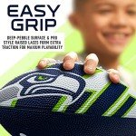 Franklin Sports NFL Seattle Seahawks Football - Youth Football - Mini 8.5" Rubber Ball - Perfect for Kids - Team Logos and Colors