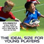 Franklin Sports NFL Seattle Seahawks Football - Youth Football - Mini 8.5" Rubber Ball - Perfect for Kids - Team Logos and Colors