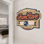 YouTheFan NFL Denver Broncos Fan Cave Sign