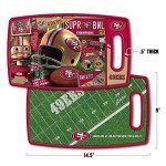 YouTheFan NFL San Francisco 49ers Retro Series Cutting Board
