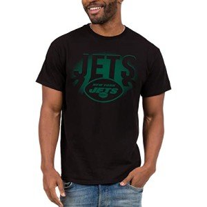 Junk Food Clothing x NFL - New York Jets - Team Spotlight - Unisex Adult Short Sleeve Fan T-Shirt for Men and Women - Size X-Large