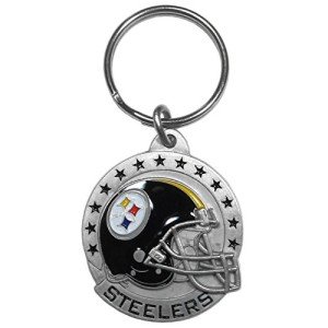 NFL Siskiyou Sports Fan Shop Pittsburgh Steelers Carved Metal Key Chain One Size Team Color