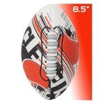 Franklin Sports NFL Cleveland Browns Football - Youth Mini Football - 8.5" Junior Size Ball - SPACELACE Easy Grip Texture- Perfect for Kids