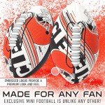 Franklin Sports NFL Cleveland Browns Football - Youth Mini Football - 8.5" Junior Size Ball - SPACELACE Easy Grip Texture- Perfect for Kids