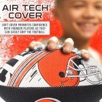 Franklin Sports NFL Cleveland Browns Football - Youth Mini Football - 8.5" Junior Size Ball - SPACELACE Easy Grip Texture- Perfect for Kids