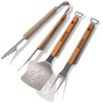 YouTheFan NFL New Orleans Saints Classic Series 3-Piece BBQ Set Stainless Steel, 22" x 9"