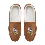 FOCO Minnesota Vikings NFL Mens Exclusive Beige Moccasin - L