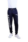 Ultra Game NFL Men's Super Soft Game Day Jogger Sweatpants, New England Patriots, Team Color Stripe, Medium