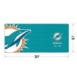 YouTheFan NFL Miami Dolphins Logo Series Desk Pad
