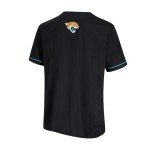 Ultra Game NFL Official Adults Game Day Button Down Baseball Mesh Jersey Shirt - Unisex, Jacksonville Jaguars, Team Color, Medium