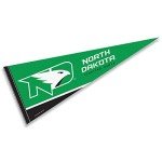 College Flags & Banners Co. North Dakota Fighting Hawks ND Hawk Logo Pennant